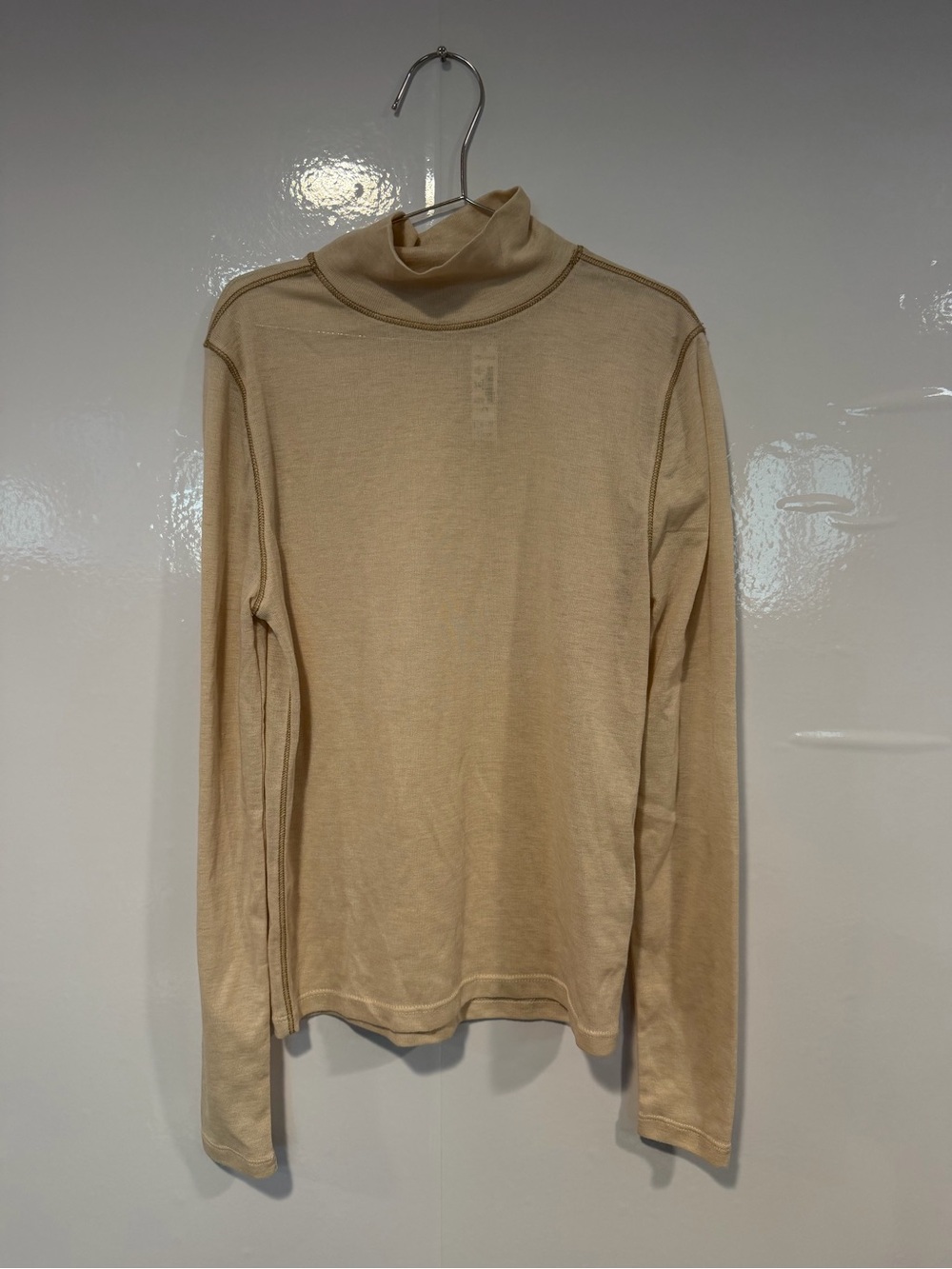 Madewell NWT Cream Turtleneck Long-Sleeve